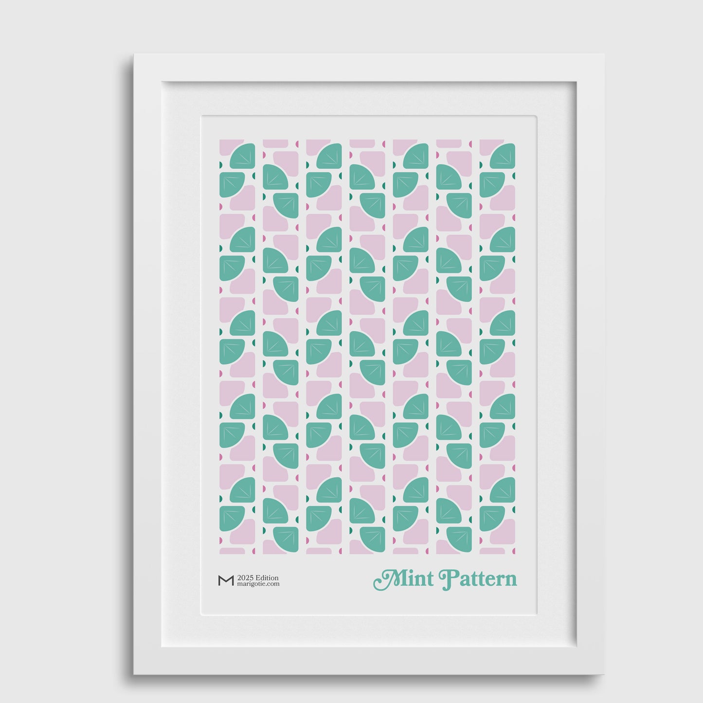 Affiche - Mint Pattern