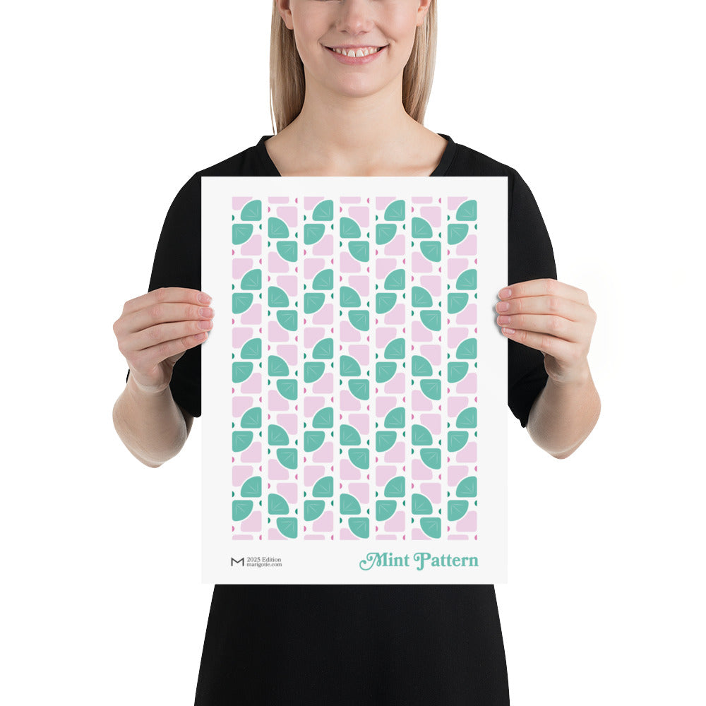 Affiche - Mint Pattern